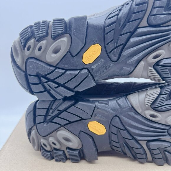 Merrell Moab 2 Mid Waterproof Hiking Boots Shoes Granite Gray Womens US 8 - NEW - Picture 10 of 12